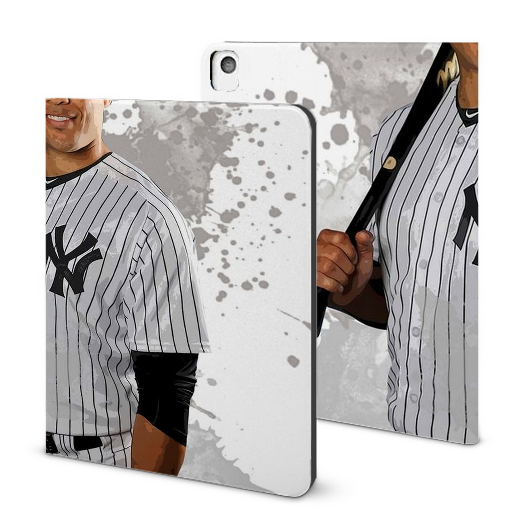Giancarlo Stanton 32 IPad Book-Style Case With Pencil Slot – Slim PU & TPU Cover – Full Protection, Precise Fit, Water & Scratch Resistant